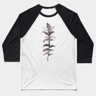 Acanthus, floral watercolor painting Baseball T-Shirt